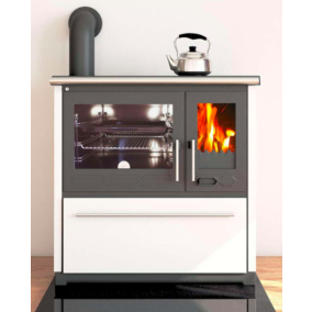 Kachlový sporák Plamen 850 Glas, 8-11kW,levá strana, bíly 