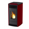 Peletová kamna na centrální topení 18kW, MBS Thermo Pellet bordó