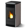 Peletová kamna na centrální topení 18kW, MBS Thermo Pellet šedá