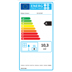 Krbová kamna MBS Olymp 10,3 kw , barva bordó-energ