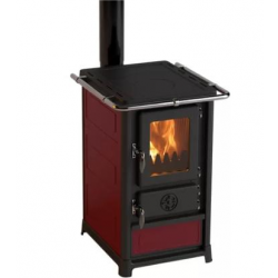 Krbová kamna MBS Olymp 10,3 kw , barva bordó-1