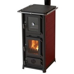 Krbova kamna MBS Olympia12,2 kw ,s troubou barva bordó-1