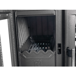 Kachlový sporák Plamen 850 Glas, 8-11kW,levá strana, bíly 2