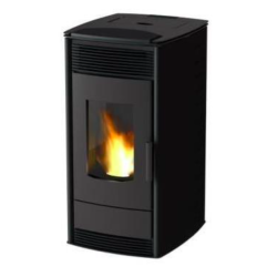 Peletová kamna na centrální topení 12kW, MBS Thermo Pellet černá