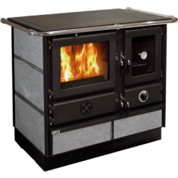 Kachlový sporák Thermo Magnum MBS 16,3kW, pravá strana, kámen-1